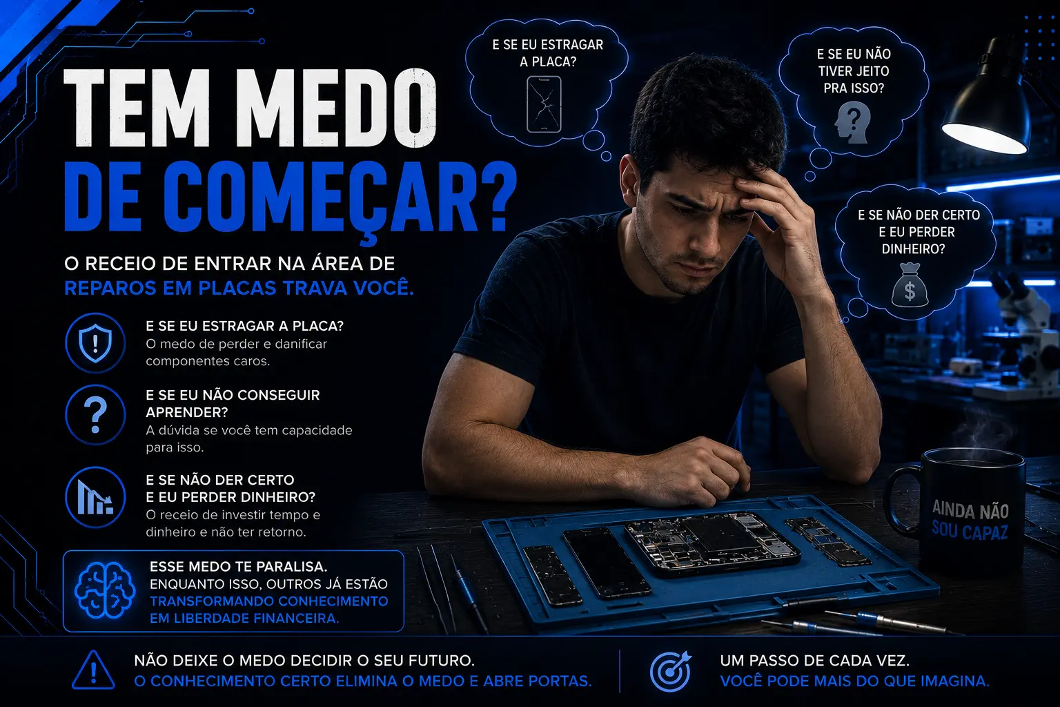 Medo de começar